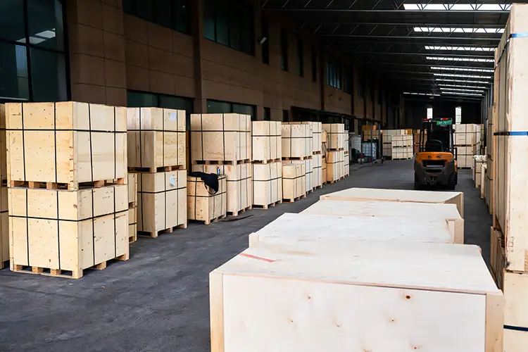 Finished products ready for shipment