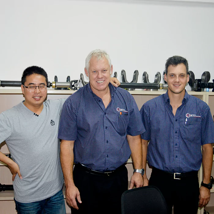 In 2016, South African PTO Shaft Distributor visits our factory