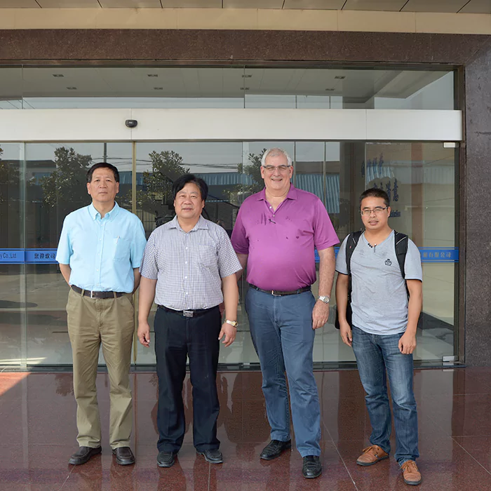 In 2018, the United States Agricultural Parts Distributor attend a factory visit