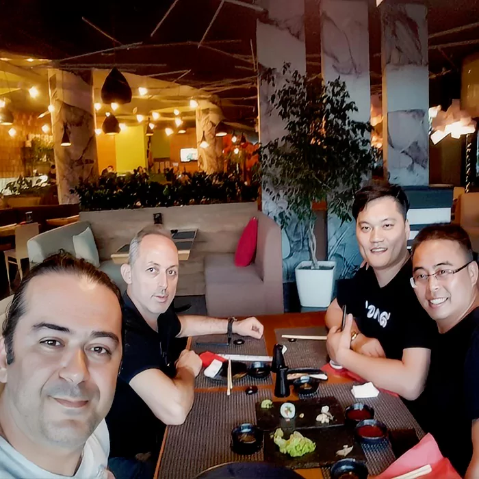 After 2019 Ukraine Agri Machinery Exhibition, we dined with a Türkiye PTO Shaft Distributor.