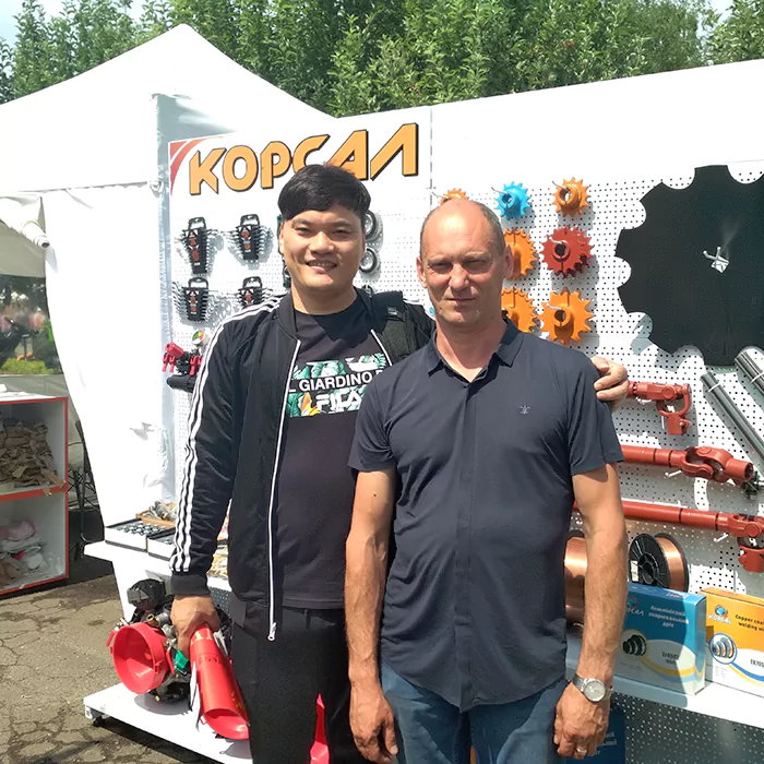 Met a Ukrainian Agricultural Parts Distributor at the 2019 Ukraine Agricultural Machinery Exhibition.