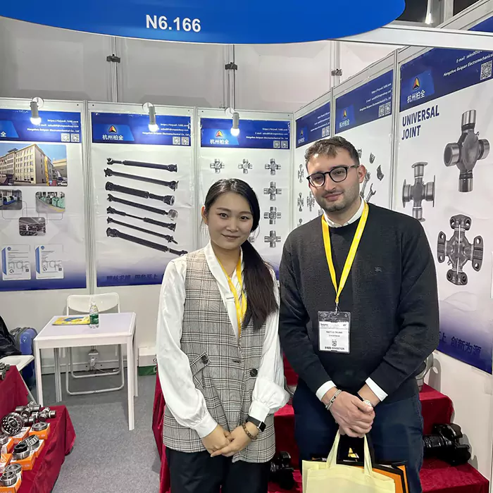 Our Italian client, cooperating with us since 2016, visited us at 2024 bauma CHINA