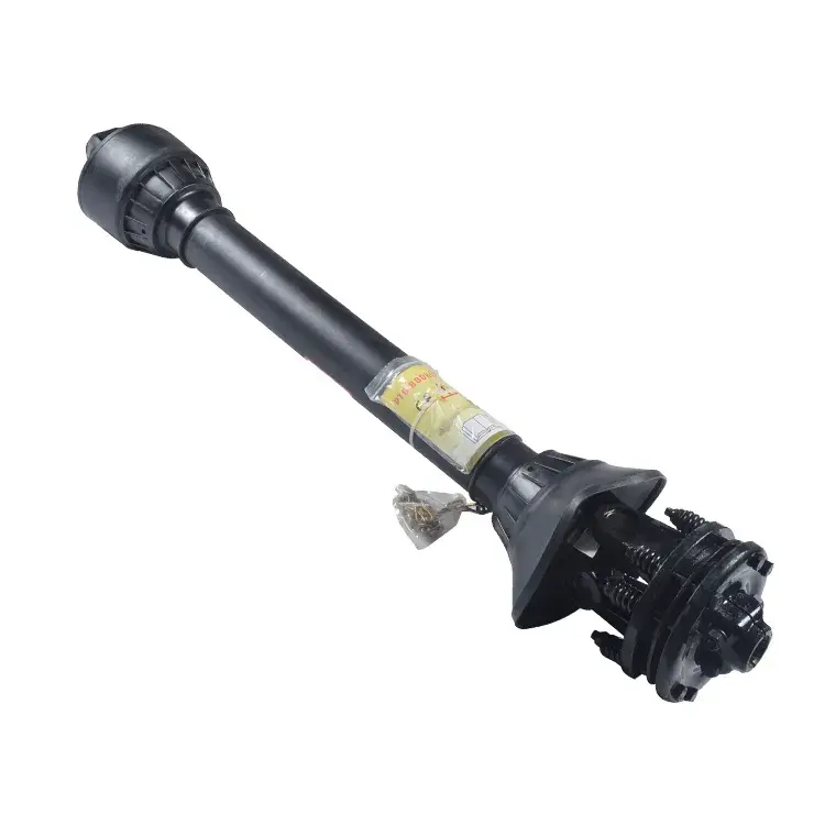 A PTO Shaft with Friction Limiter is a type of PTO shaft with one end connected to a friction torque limiter and the other end connected to a yoke.
