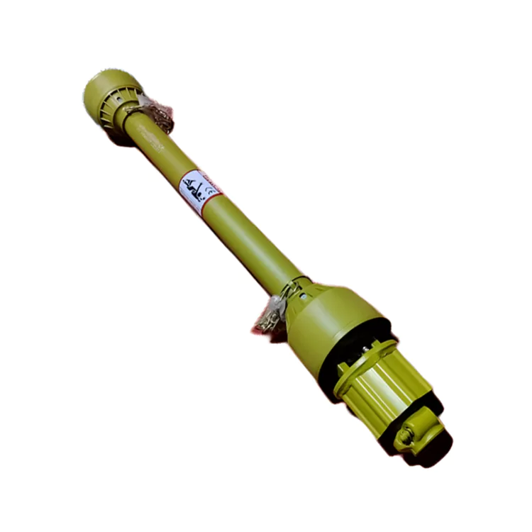 A PTO Shaft with Ratchet Limiter is a type of PTO shaft with one end connected to a ratchet torque limiter or an overrunning clutch