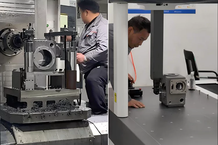 Experienced Technicians are operating the euqipment