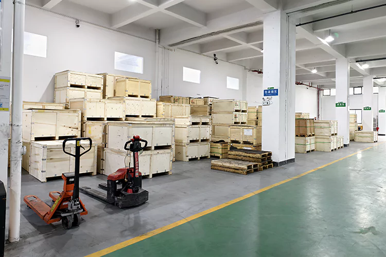 Finished product packaging area in belt workshop