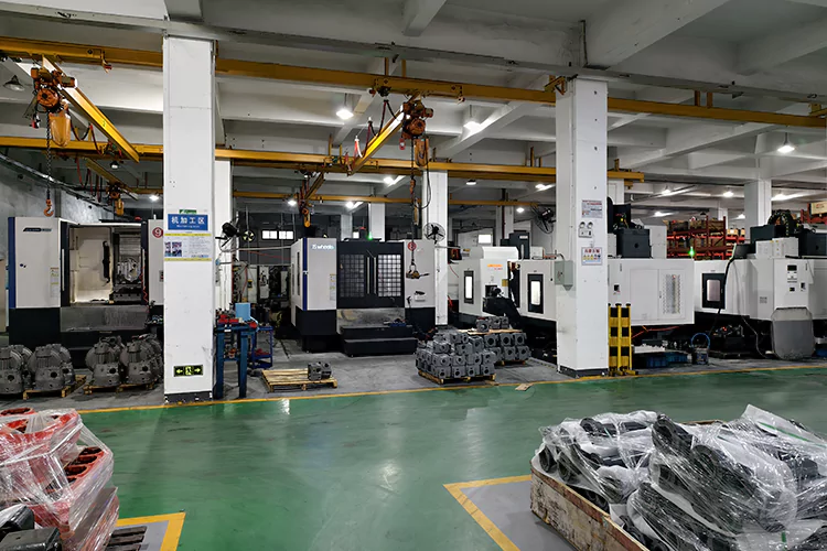 Machining area in Gearbox workshop