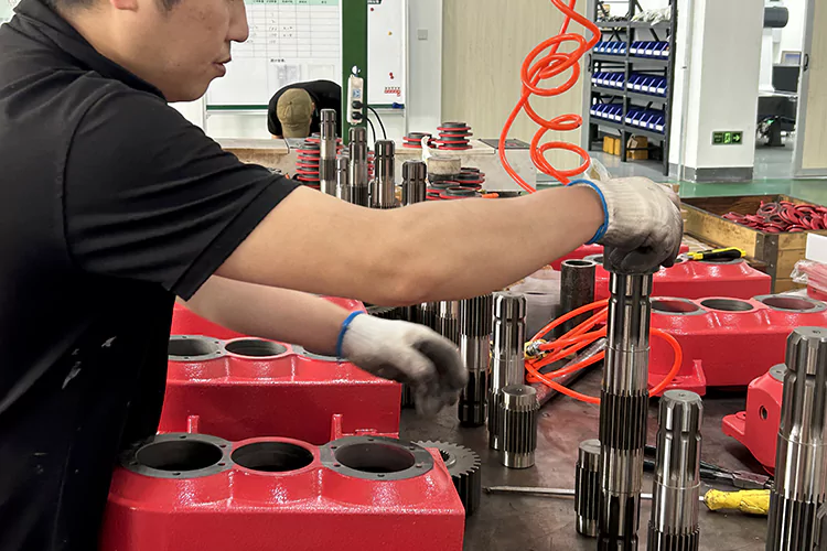 Gearbox spline installation