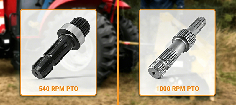 540 vs 1000 PTO comparison