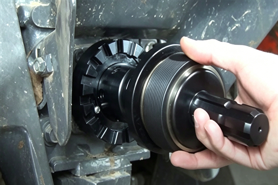 Tractor PTO adapter